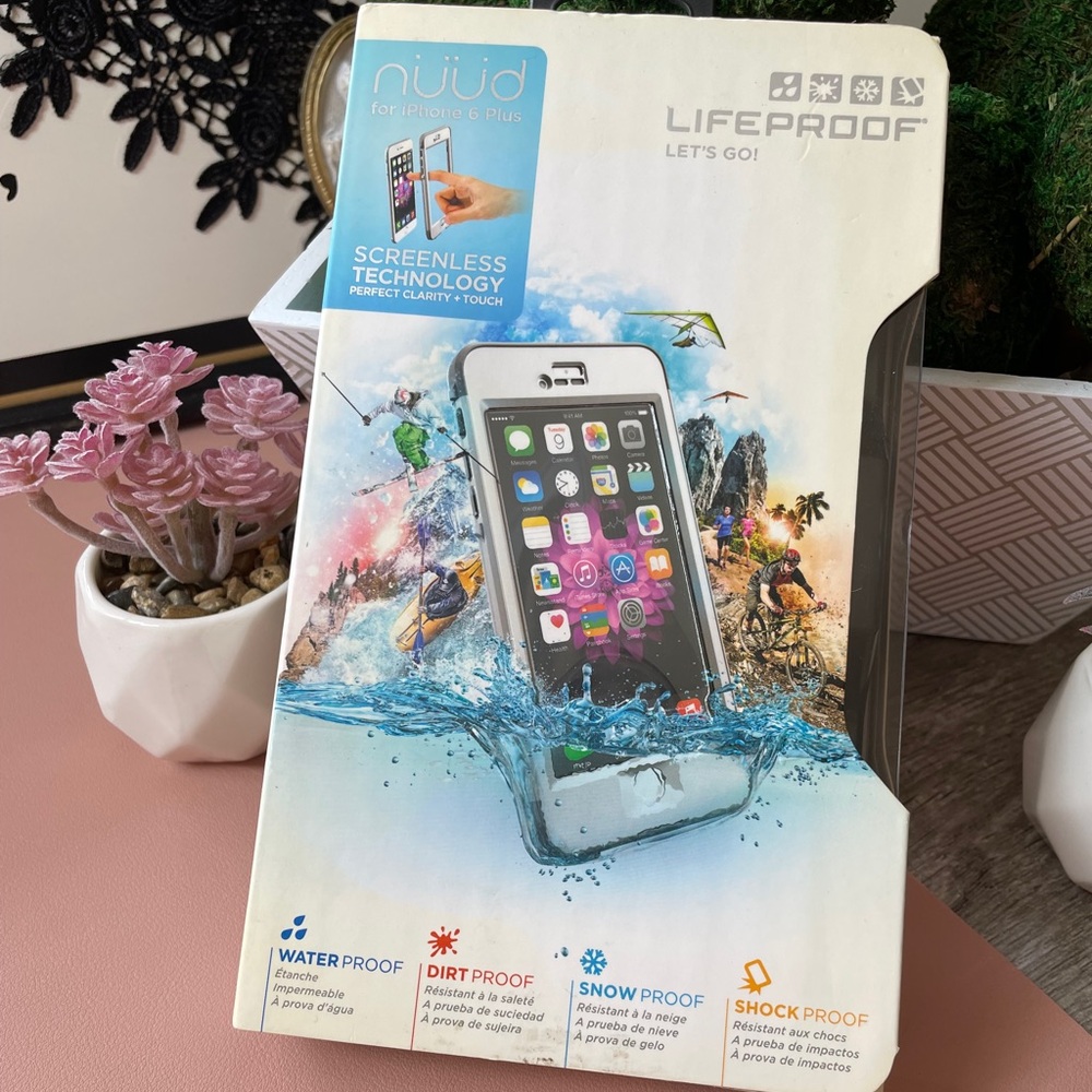 NIB iPhone 6 Plus Nuud lifeproof case